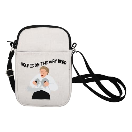 Crossbody Bag Fan Gifts 90s Movie Gifts Help Is On The Way Dear Quote Movie Inspired Sling Purse Bag