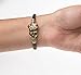 Rudraksha Shiv Om Trishul Damroo Kada, Lord Shiva Bahubali Cuff Bracelet | Religious Brass Kada | Free size Bracelet For Maha Shivratri (Leather Shiv+Shiv Murti)