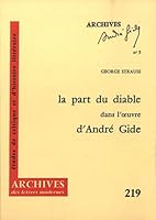 La part du diable dans l'oeuvre d'André Gide 2256904113 Book Cover