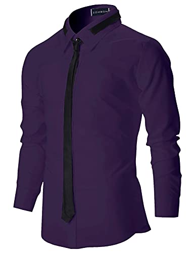 Image of Zombom Men's Regular Fit Casual Shirts