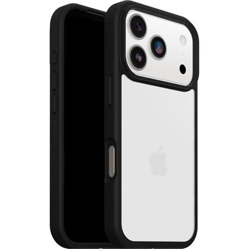 Image of OtterBox iPhone 17 Pro Profile Series Case - Black Crystal | Ultra-Thin, Protective Minimalist iPhone Case, Snaps to MagSafe, Ultra-Sleek, Pocket-Friendly w / Drop Protection & Grip Edges