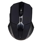 NUOLUX 折りたたみ式ワイヤレス薄型軽量ゲーム用ラップトップマウス 遠距離伝送 耐久プラスチック製 人間工学設計で手首負担軽減 ホーム