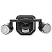 OREiN Motion Sensor Outdoor Lights, 3500LM 450° Adjustable Security Light Dimmable Dusk to Dawn Flood Lights Outdoor, 180° Motion Sensor Lights for Front Door, Garage, Stairs, Black (Hardwired)