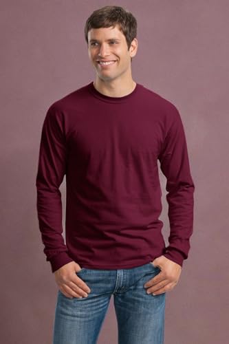 Image of Gildan Men's Ultra Cotton Long Sleeve T-shirt, Style G2400