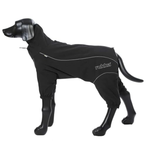 Rukka Pets Thermo-Hundejacke, winddicht, Schwarz