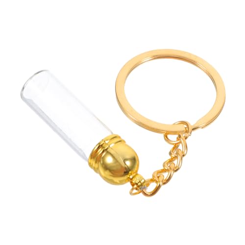 GALPADA Mini Botella de Perfume Recargable Colgante Frasco Transparente para Esencias y Aceites Esenciales Colgante Portátil Decorativo Accesorio Artesanal para Viaje y Detalle Especial