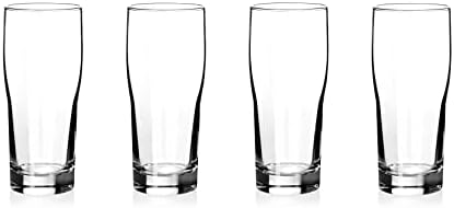 North Mountain Supply English Pub Beer Glasses - Set Of 12, 10 Oz, Stackable, Crystal Clear - View #10