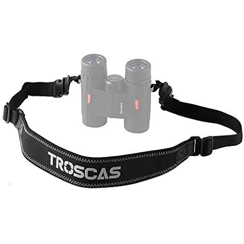TROSCAS Super Comfort Neoprene Optic Straps | Loop Connectors | Field Repair Buckle | Lightweight | Adjustable Length Neck Straps for Binoculars Cameras (Type 3) Cover