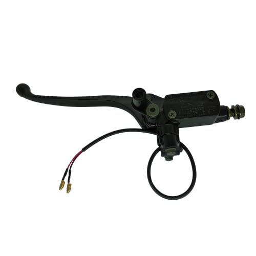 one by Camamoto - Bomba de Freno Delantera Izquierda Universal Completa para manillares de 22 mm de diámetro, para Moto, Scooter, ATV, con Soporte de Espejo de 8 mm