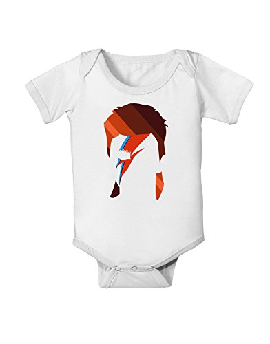 TOOLOUD Star Man Baby Romper Bodysuit (6-Month, White)