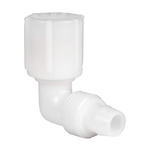 Recpro Rv Plumbing Hardware | 06816 | 1/2" Compression To Swivel Faucet Elbow Adapter | 90-Degree Fitting | Pex Pipe/Tubing Fittings (2 Fittings) #TOP2