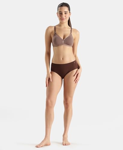 Image of Jockey 1802 Women High Coverage Micro Modal Elastane Stretch Hipster