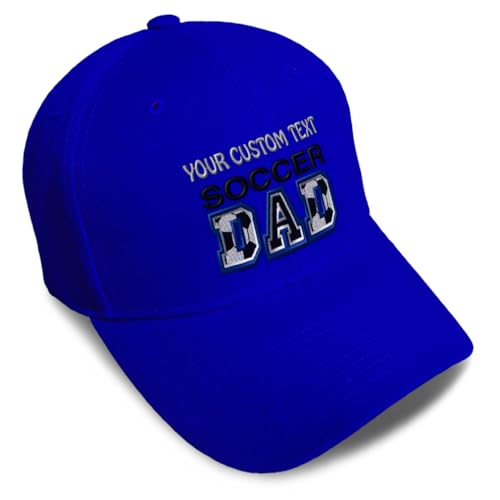 Image of Custom Baseball Caps for Men & Women Embroidered Soccer Dad B Embroidery Ladies & Men Baseball Hats Acrylic