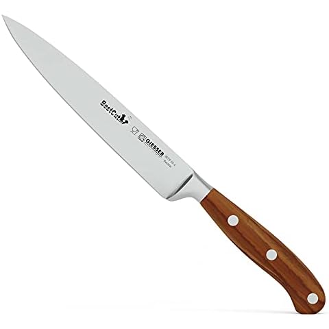 Cuchillo jamonero Giesser BestCut Olive de acero inoxidable y mango de olivo Cover