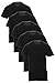 Produktbild Mivaro Herren T-Shirt Set 5er Pack Basic Shirt kurzarm atmungsaktiv, Größe:4XL, Farbe:5er Pack Schwarz