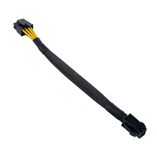 ZLKSKER Câble d'alimentation 4 broches vers 8 broches pour processeur, adaptateur (8