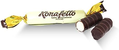 Roshen, Konafetto Dark Chocolate Cream/ Condensed Milk Wafer Roll (2 Lbs)