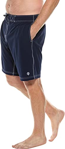 Coolibar Upf 50+ Men's Island Swim Trunks - Sun Protective (X-Large- Navy) #TOP1