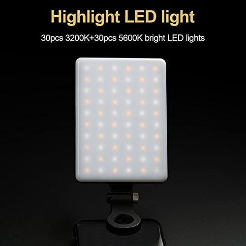 GFDFD Selfie LED Lampe Dimmable Selfie Light 3200K 5600K pour Smartphone Vidéo Live Remplissage Lumière Maquillage Lampe Night Light - Image 4