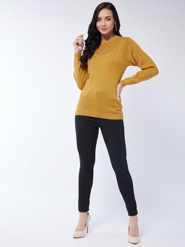 Image of Modeve Women Round Neck Casual Sweater for Winter||Winterwear||
