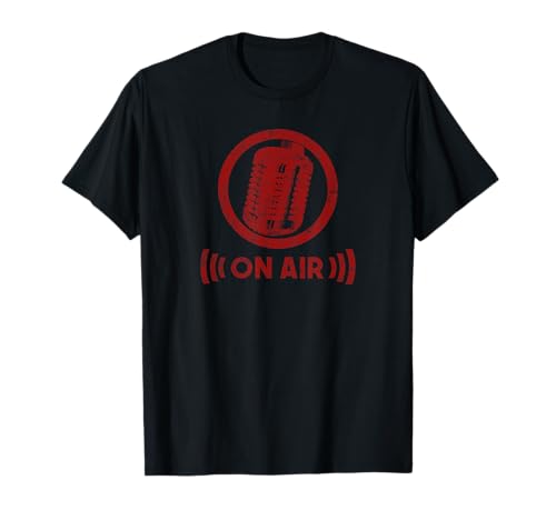 DJ Podcast Host ON AIR Radio Microphone T-Shirt