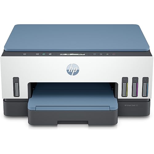 HP Smart Tank 725 All-in-One, Color Printer for Home, Print, scan,copy, wireless,Auto Duplex Printing, 18000 Black/8000 Color Pages, Up to 3 years of printing already included, Dark Surf Blue-28B51A