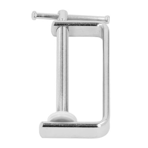 Steel C Clamp, Easy Adjustment Powerful Grip Uniform Force Versatile 4 Inch Clamping Heavy Duty C Clamp with Anti Slip Pad for Wood