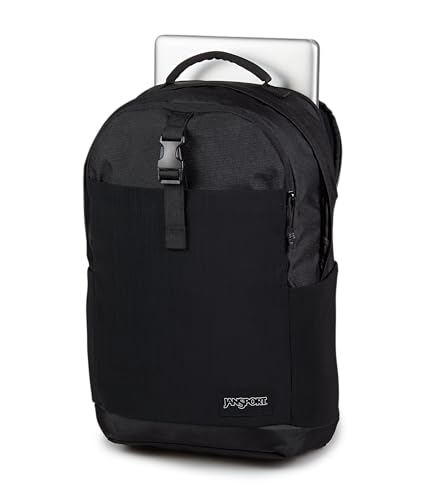 JanSport Journey Pack Backpack – Large Main Compartment, Dual Water Bottle Pockets, 15-inch Padded Laptop Compartment with Tricot Lined Sleeve, Black4