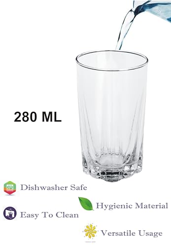Image of Afast Multi-purpose Beaver Tumbler Drinking Glass Set for Home Use, Set of 2, Aa23 n315, Clear