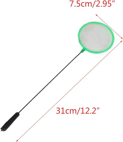 Image of 1Pc Random Color Aquarium Fish Net 3 Inches Fine Mesh Skimmer for Small Fish for Tank Catching Cleaning Net with 9 Inches Long Handle Aquarium Net Fine Mesh Cleaning Small