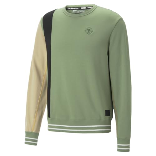 PUMA Mens B5s Crew Neck Sweatshirt Casual - Green