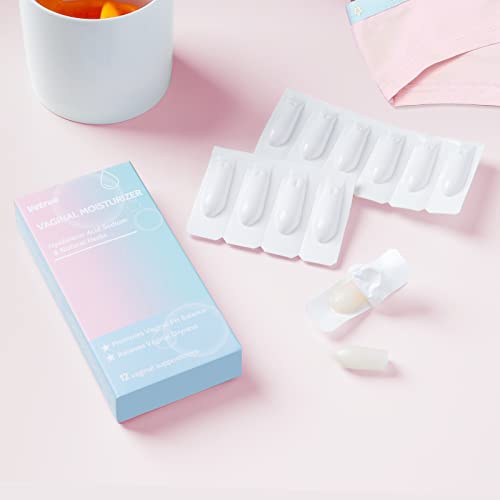 Intimate Moisturizer, Vaginal Suppository For Dryness & Discomfort, Feminine Long Lasting Hydration Support With Hyaluronic Acid And Natural Herbs - Ph Balance, Estrogen And Drug Free (12 Inserts) #TOP4