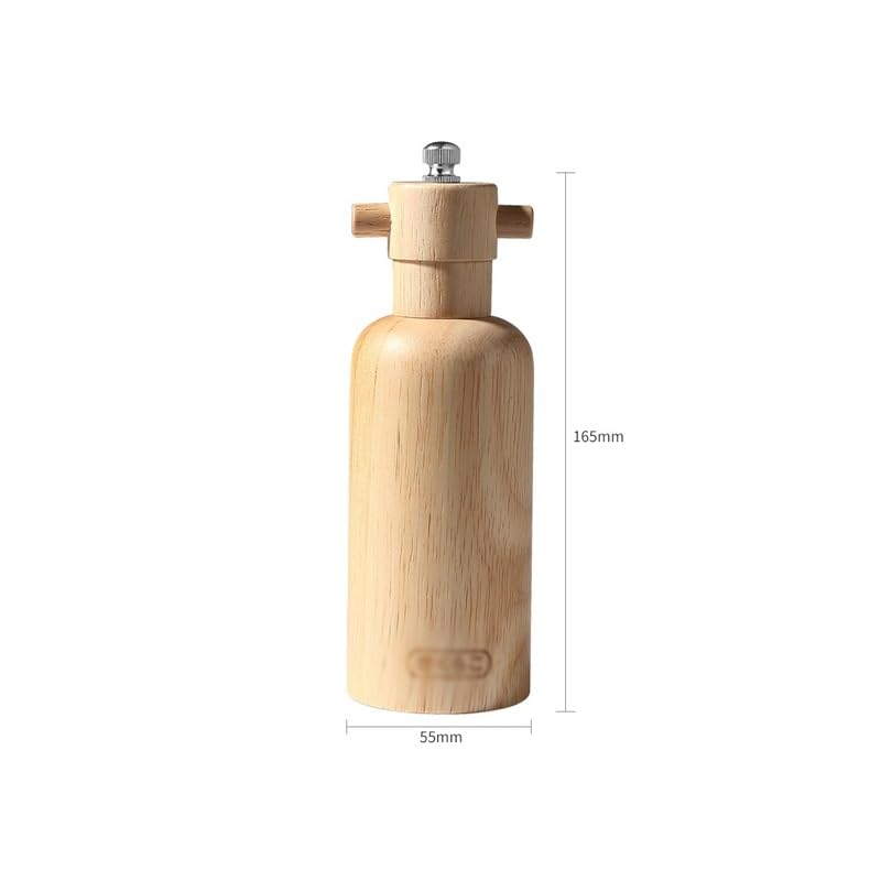 Macinapepe o Macinasale Macinapepe manuale multifunzione for uso domestico, piccolo macinapepe, adatto for cucina domestica, cucina di ristorante, riunioni all'aperto Macina sale o Pepe(6in)