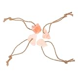 KESYOO 4個 ヒマラヤ粉紅塩なめる塩ブロック 家畜用ミネラル補給 馬 牛 鹿 ヤギ対応 健康維持サポート 簡単配で飼育管理に