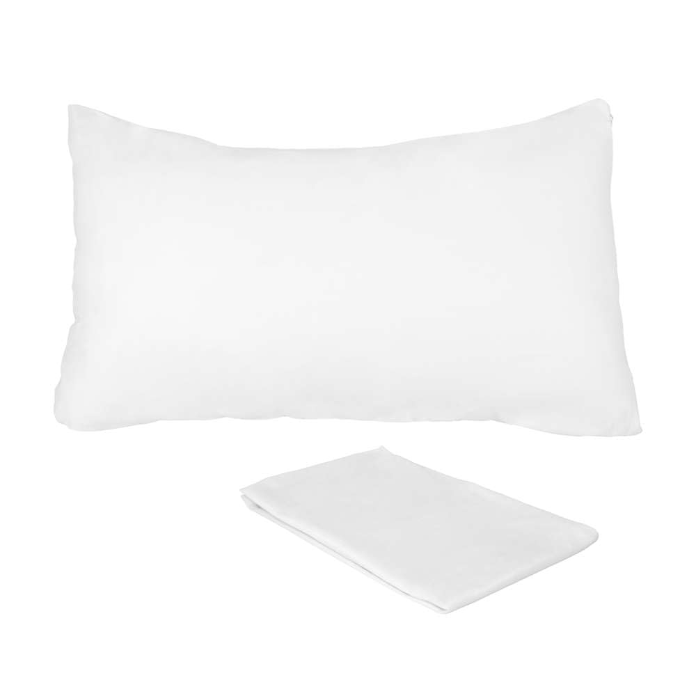 Cecotec Funda De Almohada 70x45 Protectpil 1000. de Algodón de Rizo Transpirable E ImpermeableTratamiento Antiácaros. Cremallera Lateral. Lavado Fácil. Fabricado España Certificado Oekotex