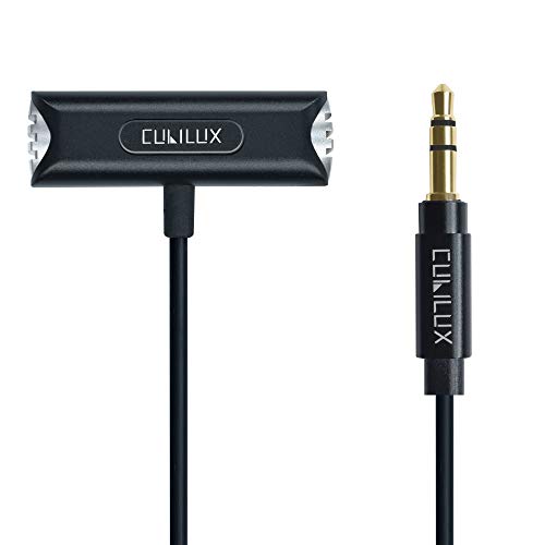 Stereo Lavalier Microphone for DSLR Camera Camcorder GoPro Hero 8 7 6 5