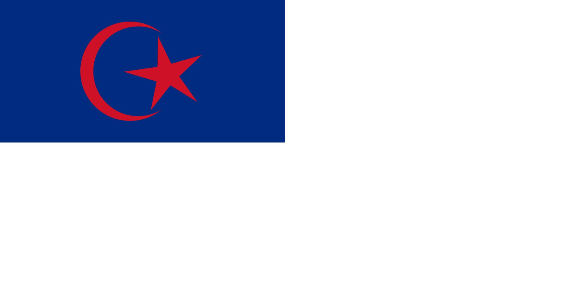 Drapeau Marine du Département de Johor grand format pour mât