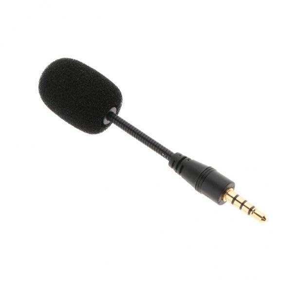 5x3.5mm Black Stereo Mini USB Mic Microphone 3.5mm 4 Pole Pin Straight Head-picture-11