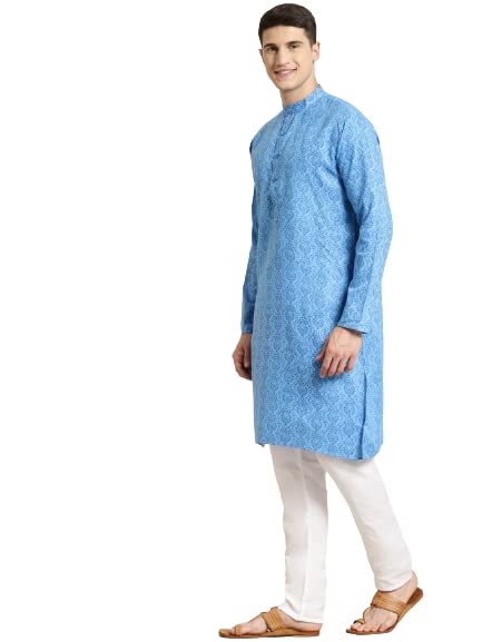 Image of SOJANYA Men's Ethnic Motifs Printed Kurta