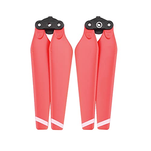 Hélice para DJI Mavic Pro, Drone de liberación rápida hélices plegables, 8330 palas de repuesto, CW/CCW accesorio de reemplazo (rojo)