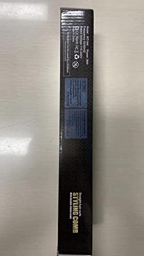 Hot Comb, Electric Hair Straightener, Aibeau Hair Straightening Curly Quick Heated Comb for Afro Hair Women, Hair Straightener for Wet and Dry Hair