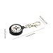 Compass Pendant Backpacking Survival Keychain Compass Portable Hiking Compass Traveling Handheld Compass With Keyring Keychain Compass Pocket Compass For Women Men Hiking Orientation Compass Keyring