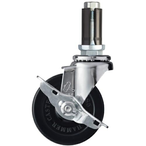 Hammer Pipe Insert Swivel Rubber Wheel 3.3 inches (85 mm) Diameter 0.8-0.9 inches (21-23 mm) with SP 4155EU-R85