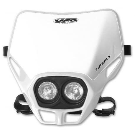 UFO - Plaque Phare Moto Firefly Twins 12V-35W Blanc
