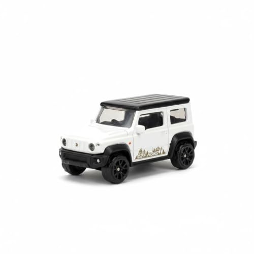 Image of Mini Style Die Cast Metal White SUV Toy Car 1:64 Scale Collectible Off Road Adventure Vehicle Model for Kids Play Display Premium Miniature Car Gift Durable Metal Body Realistic SUV Model Toy