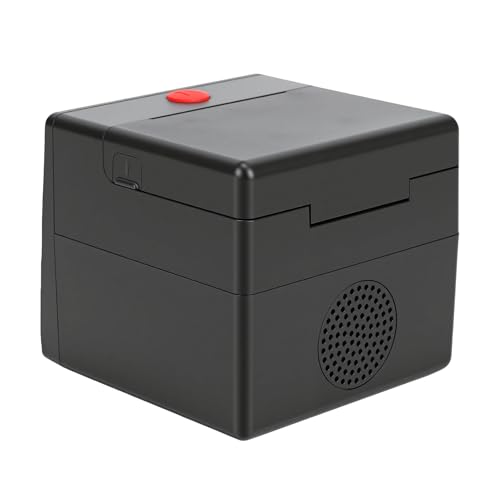 Image of AI Voice Control Sticker Printer Box with Display, 2.4G WiFi Thermal Sticker Maker for Home Study DIY Projects, Voice Activated Portable Printer for Notes Crafts Travel Journals,