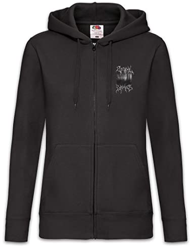 Sweat zippé femme Eternal Darkness veste à capuche confortable pour festival metal