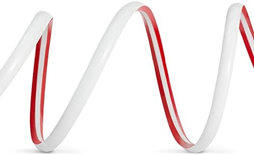 Flexible Quarter Round Trim for Wall Edges, Countertops, 1.3 cm Thick, White, 2 cm x 5 Metres
