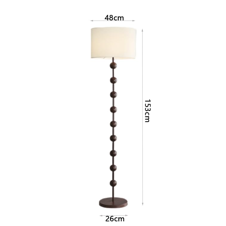 Lámpara de pie WouND de estilo chino para salón 2