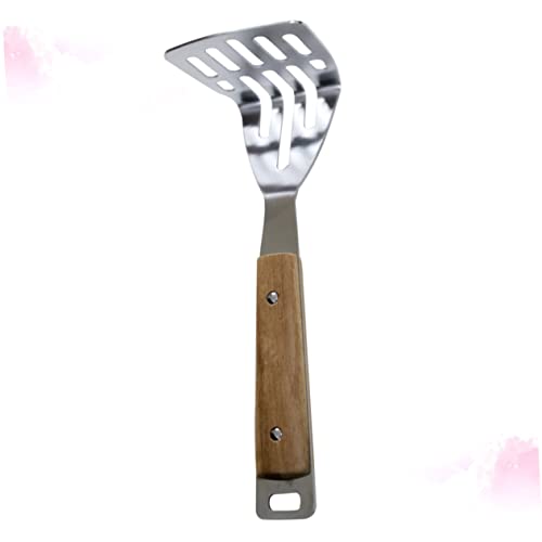 iturador de patatas Kichen, triturador de patatas, triturador de judías, triturador de patatas manual, triturador de patatas, triturador de frutas, prensador de ajo para bebé de mano de madera (caqui)